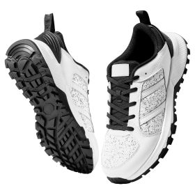 Cross Training Shoes, W Width Sneakers US Size 8, Wide Toe Box Shoes with Arch Support & Adjustable Lace-up, Training Shoes for Running, Gymnasti